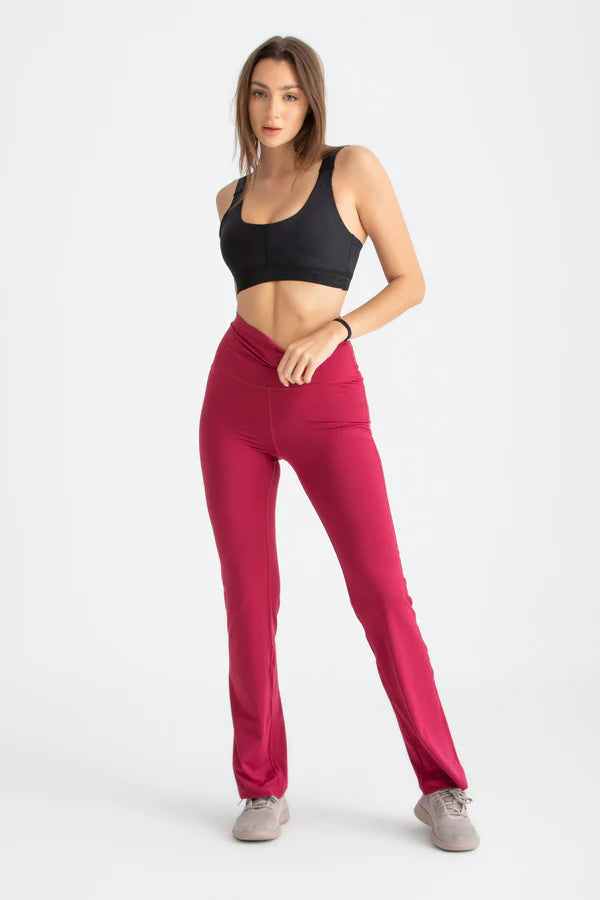 Libra Flare Leggings RUMBA RED FL-33