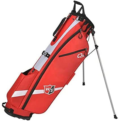 Wilson Staff Golf Bag, Feather Golf Stand Bag, Carry bag, RED/WHITE