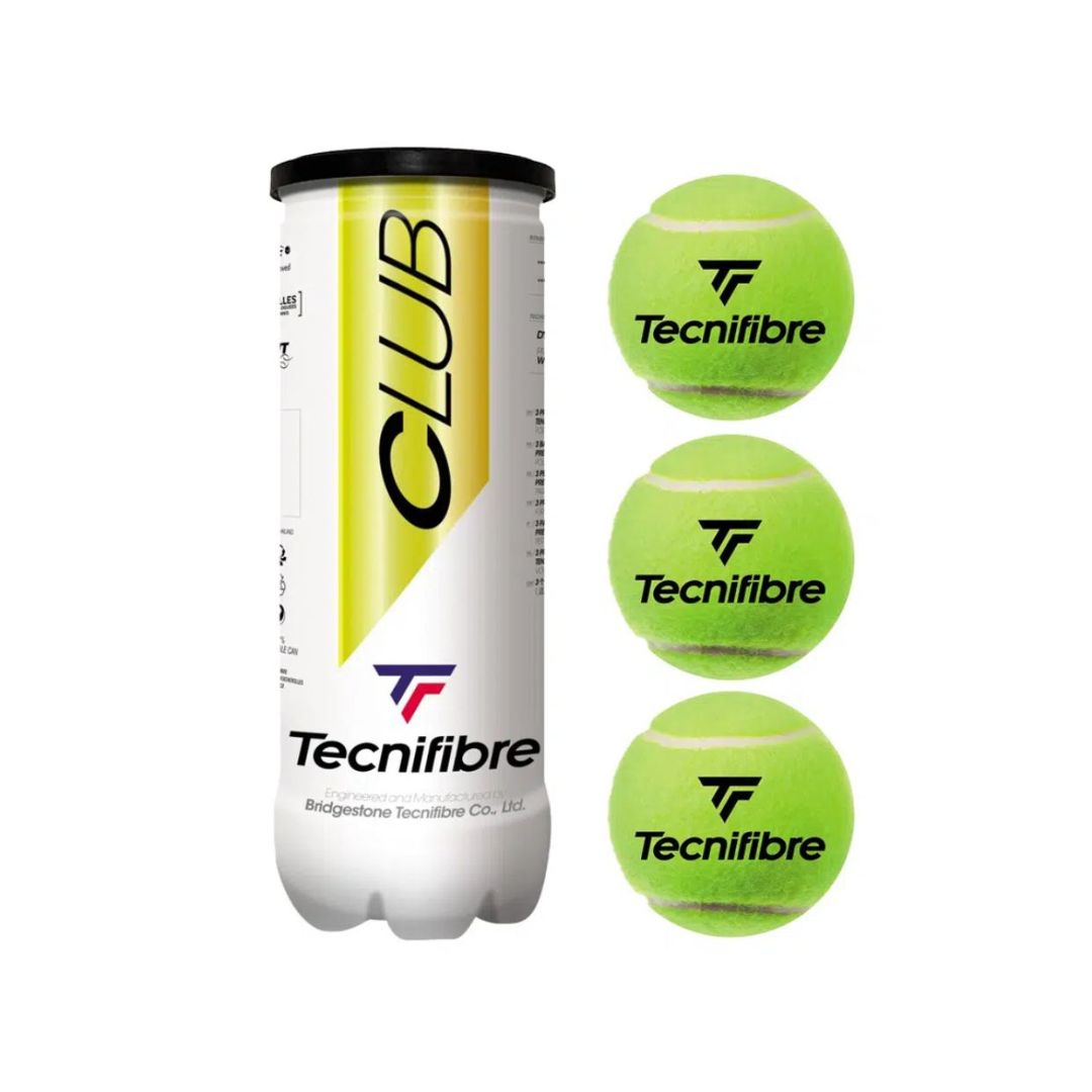 Tecnifibre Club Tubes Of 3 Tennis Balls