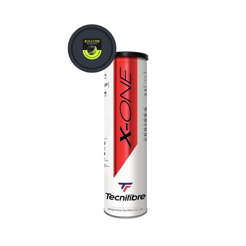 Tecnifibre X-One 4 Tennis Ball Can