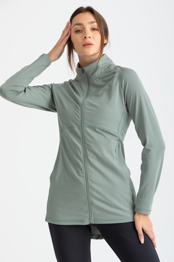 Libra Performance Jacket - Olive Green