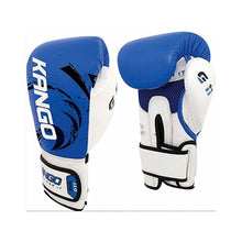KANGO Boxing Gloves Blue & White,Size= 12oz