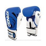 KANGO Boxing Gloves Blue & White,Size= 10oz