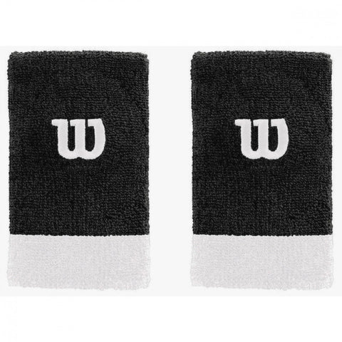 Extra Wide W Wristband Bk/Wh/Wh Osfa