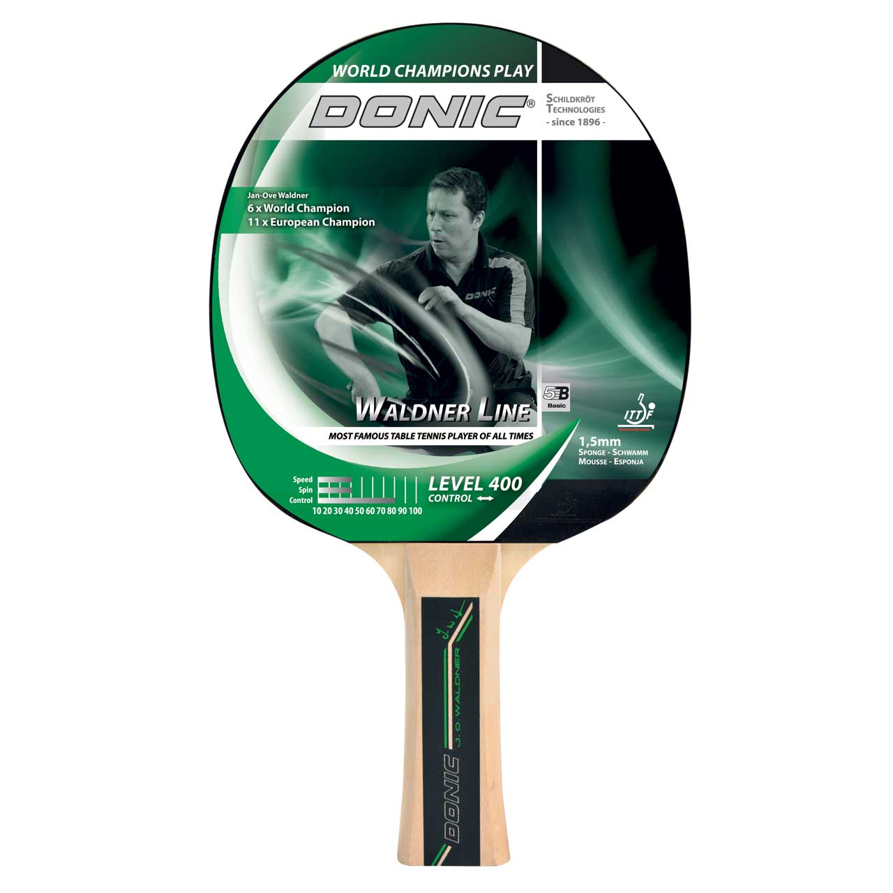 TENNIS TABLE BAT WALDNER LEVEL400