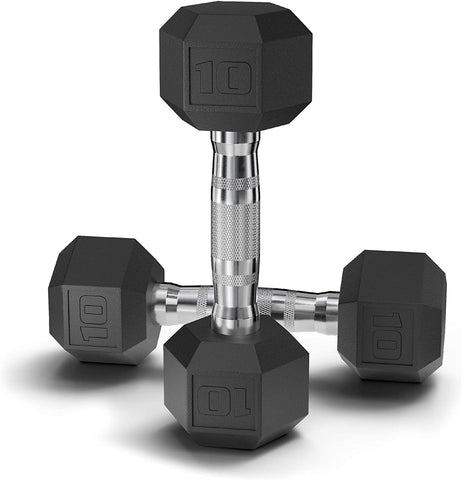 LIVEUP HEX DUMBBELL 10KG  LS2021-10  ONE PIECE