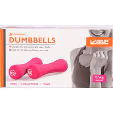 LIVEUP DUMBBELL VINYL LS2002-0.5KG